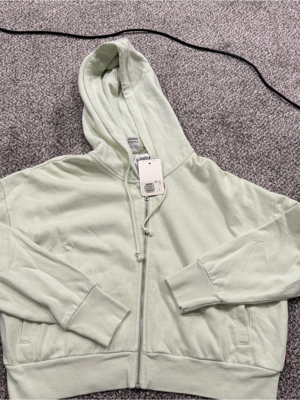Levi's Pale Mint Zip Hoodie for Women